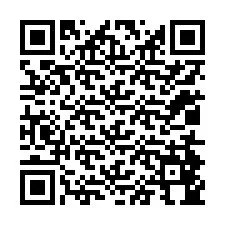 Código QR para número de teléfono +12014844481