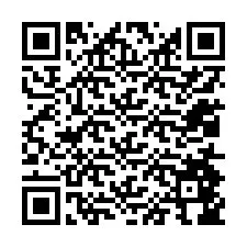 QR код за телефонен номер +12014846787