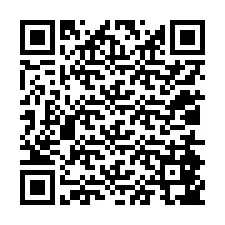 Código QR para número de teléfono +12014847888