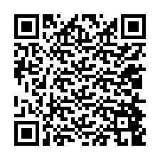 QR код за телефонен номер +12014849636