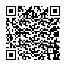 QR-koodi puhelinnumerolle +12014866418