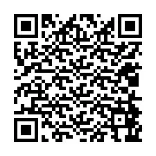 QR kód a telefonszámhoz +12014866432