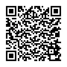 QR kód a telefonszámhoz +12014870484