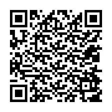 QR код за телефонен номер +12014907687