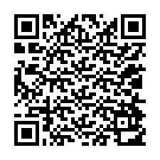 QR-код для номера телефона +12014912638