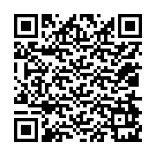 Código QR para número de teléfono +12014921489