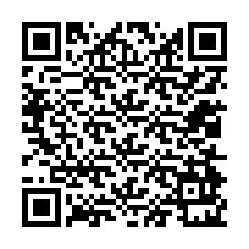 QR kód a telefonszámhoz +12014921497