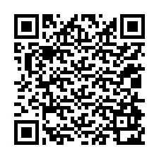 Código QR para número de teléfono +12014922160