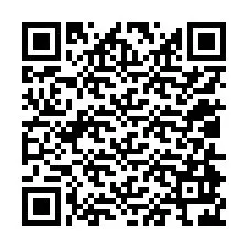 QR-код для номера телефона +12014926178