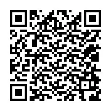 QR-koodi puhelinnumerolle +12014926179