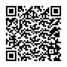 QR Code สำหรับหมายเลขโทรศัพท์ +12014926429