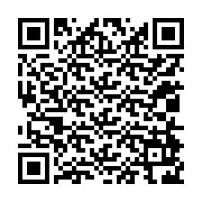 QR код за телефонен номер +12014926430