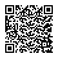 Código QR para número de teléfono +12014927438