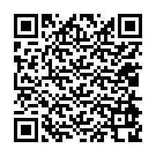 QR код за телефонен номер +12014928866