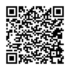 QR-код для номера телефона +12014928867