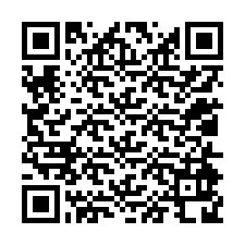 QR код за телефонен номер +12014928868