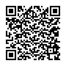 QR-код для номера телефона +12014928872