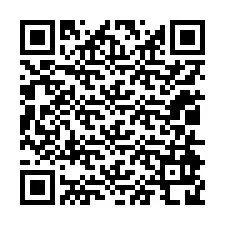 QR-код для номера телефона +12014928875