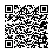 QR код за телефонен номер +12014928887