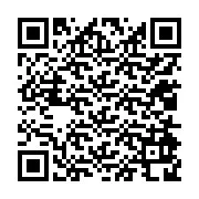 QR код за телефонен номер +12014928892