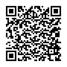 QR код за телефонен номер +12014928970