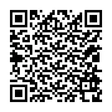 QR код за телефонен номер +12014928971