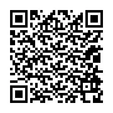 QR код за телефонен номер +12014928975