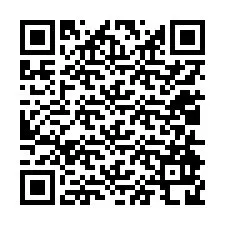 Código QR para número de teléfono +12014928976