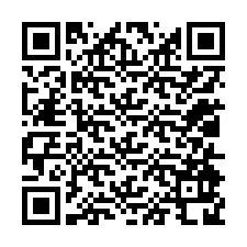 QR-код для номера телефона +12014928979