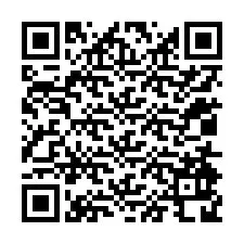 QR код за телефонен номер +12014928980