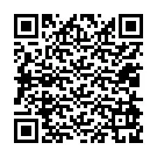 QR код за телефонен номер +12014929827