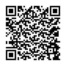 QR код за телефонен номер +12014946369