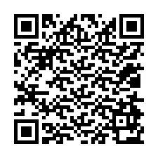 QR код за телефонен номер +12014972189