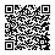 Código QR para número de teléfono +12014987610