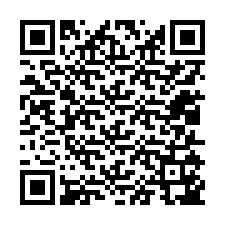 QR-код для номера телефона +12015147077