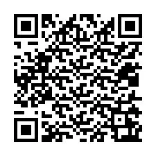 Código QR para número de teléfono +12015263043