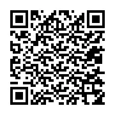 QR-koodi puhelinnumerolle +12015354387