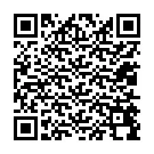 Código QR para número de teléfono +12015498497