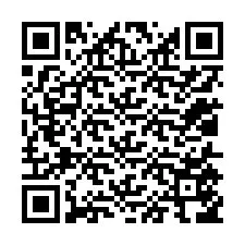 QR-koodi puhelinnumerolle +12015556349