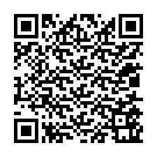 QR-koodi puhelinnumerolle +12015561184