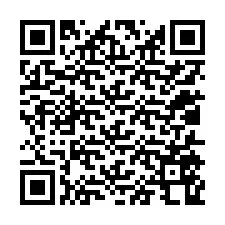 QR код за телефонен номер +12015568958