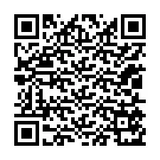 QR-koodi puhelinnumerolle +12015571435