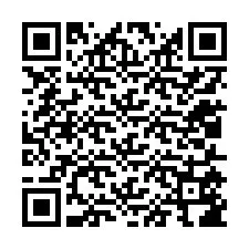 QR-koodi puhelinnumerolle +12015586036