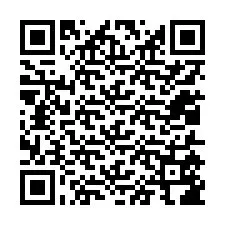 QR-koodi puhelinnumerolle +12015586047