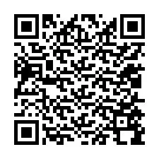 QR-koodi puhelinnumerolle +12015598366