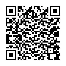 QR-koodi puhelinnumerolle +12015598369