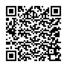 Código QR para número de teléfono +12015670278