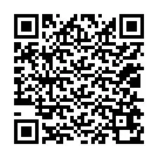 QR kód a telefonszámhoz +12015670279