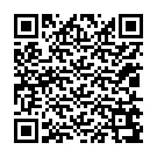 Código QR para número de teléfono +12015697421