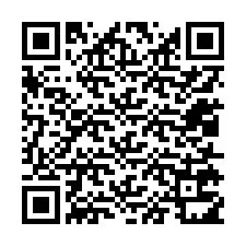 QR-koodi puhelinnumerolle +12015711897